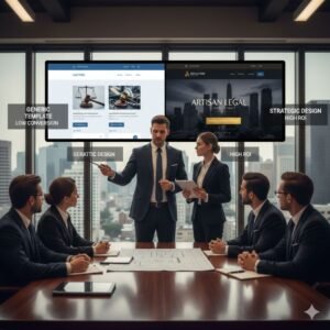 The Digital Gavel Why Generic Templates Fail Law Firms and How Strategic Design Wins Cases
